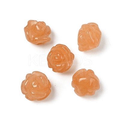Natural Red Aventurine Beads G-O156-A-36-1