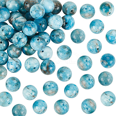 Natural Apatite Beads Strands G-OC0002-60B-1