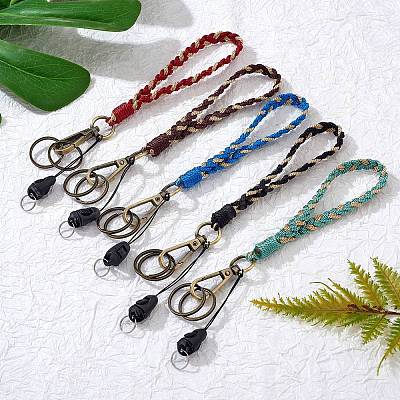 Boho Macrame Wristlet Keychain Keying KEYC-SW00004-05-1