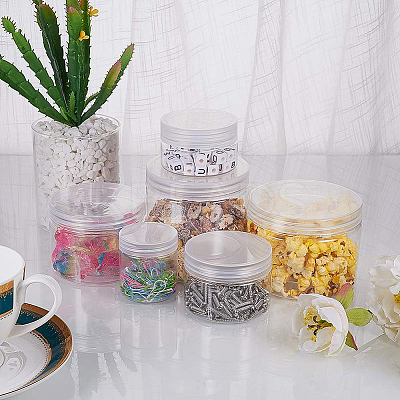 Plastic Bead Storage Tubes with Screw Top White Lid CON-BC0003-12-1