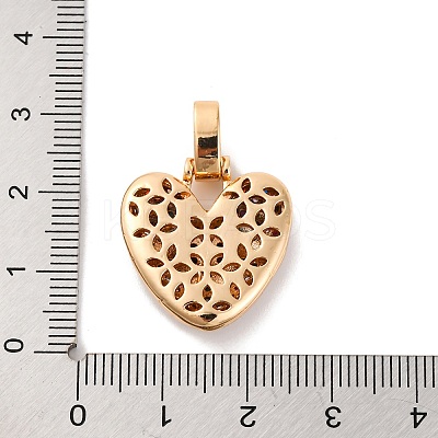 Brass Micro Pave Cubic Zirconia Pendants KK-C076-29V-G02-1