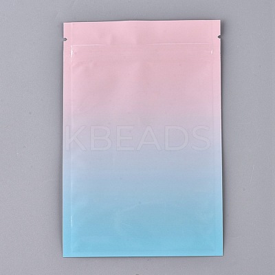 Gradient Color Plastic Zip Top Bags X-OPP-P002-A01-1