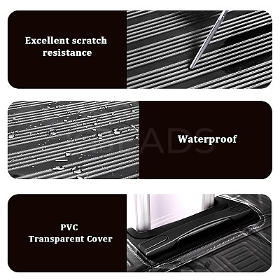 Transparent PVC Luggage Cover AJEW-WH20080-52B-1