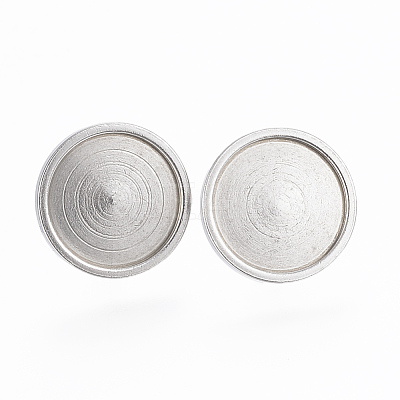 Tarnish Resistant 304 Stainless Steel Stud Earring Findings STAS-H410-07P-A-1