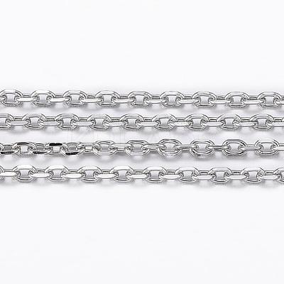 Tarnish Resistant 304 Stainless Steel Cable Chains CHS-H009-02P-1