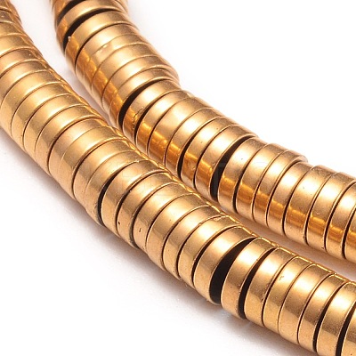 Electroplate Non-magnetic Synthetic Hematite Beads Strands X-G-I260-07A-1