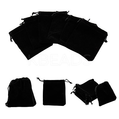 Rectangle Velvet Pouches X-TP-R002-10x12-01-1