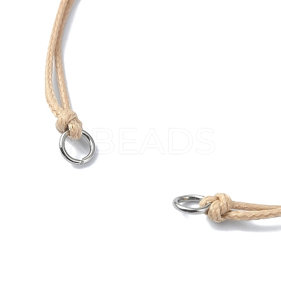 Adjustable Eco-Friendly Korean Waxed Polyester Cord Bracelet Making AJEW-JB01195-02-1