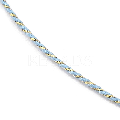 2MM Nylon Braided Cord Necklace Making MAK-A019-02G-19-1