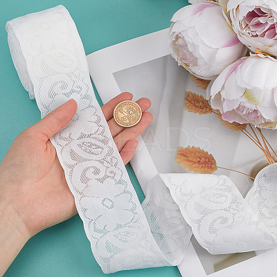 5M Nylon Elastic Lace Trim OCOR-GF0003-76A-1