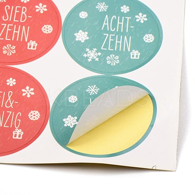 Christmas Advent Calendar Stickers DIY-L050-A11-1