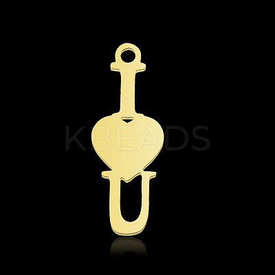 201 Stainless Steel Pendants Ion Plating(IP) LS-STAS-N090-LA876-2-1
