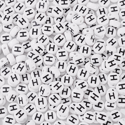 500Pcs Acrylic Beads SACR-TA0001-55H-1