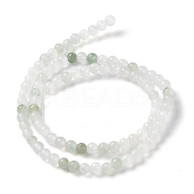 Natural Tianshan Cui Quartzite Beads Strands G-B046-01D-1