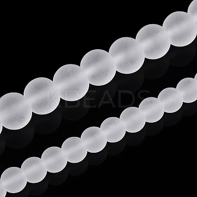 Transparent Glass Beads Strands GLAA-T032-T6mm-MD13-1