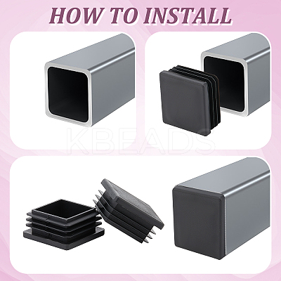 20Pcs 4 Style Plastic Furniture Leg Pipe Hole Plugs FIND-GF0003-77-1