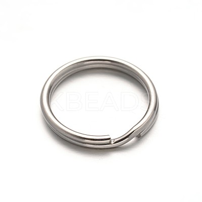 Tarnish Resistant 304 Stainless Steel Split Key Rings STAS-M216-10-1