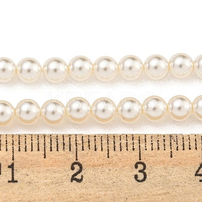 Glass Pearl Beads Strands HY-G002-01B-02-1
