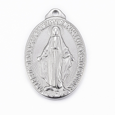 Non-Tarnish 304 Stainless Steel Pendants STAS-H400-29P-1