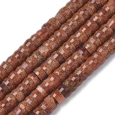 Synthetic Goldstone Heishi Beads Strands G-A299-A03-01-1