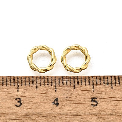 Brass Beads KK-K398-07B-G-1