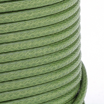 Braided Korean Waxed Polyester Cords YC-T002-0.8mm-124-1