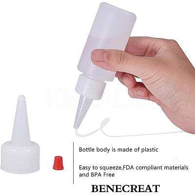 Plastic Glue Bottles DIY-BC0009-04-1