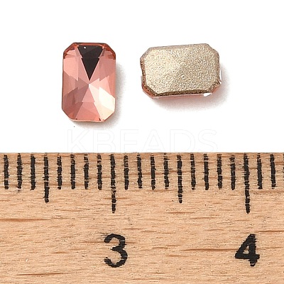 Glass Rhinestone Cabochons RGLA-P037-04A-D262-1
