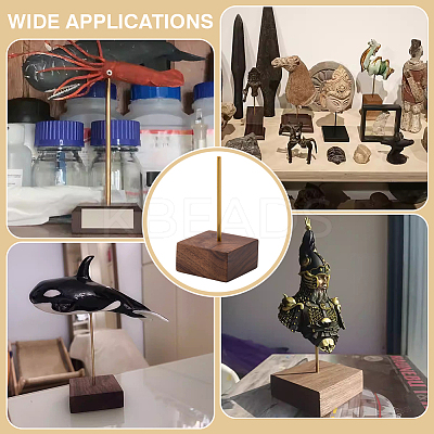 1Pc Wood Action Figure Display Pedestals ODIS-FG0002-19A-1