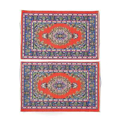 Silk Miniature Ethnic Style Carpets MIMO-PW0001-008A-1