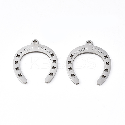 Non-Tarnish 201 Stainless Steel Pendants STAS-Q240-028P-1