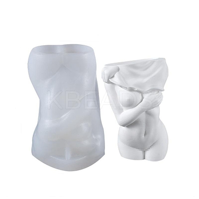 DIY Naked Women Vase Making Silicone Bust Statue Molds DIY-G050-02-1