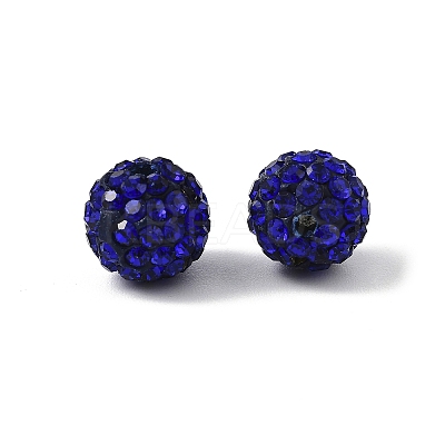 Pave Disco Ball Beads X-RB-A130-10mm-10-1