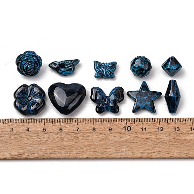Opaque Acrylic Beads OACR-Z041-02-1