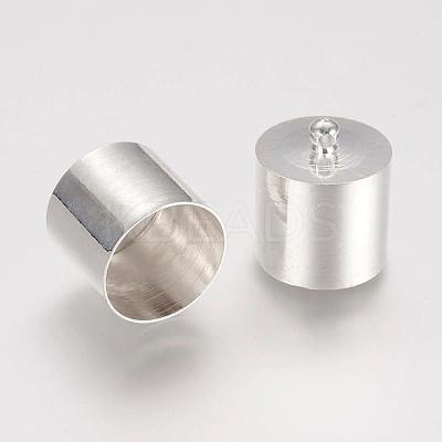 Brass Cord Ends KK-D219-11x6-S-1