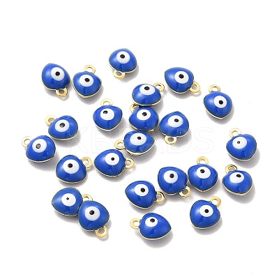 304 Stainless Steel Evil Eye Enamel Charms LS-STAS-G302-02G-04-1