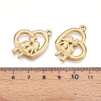 304 Stainless Steel Pendants STAS-N109-20G-1