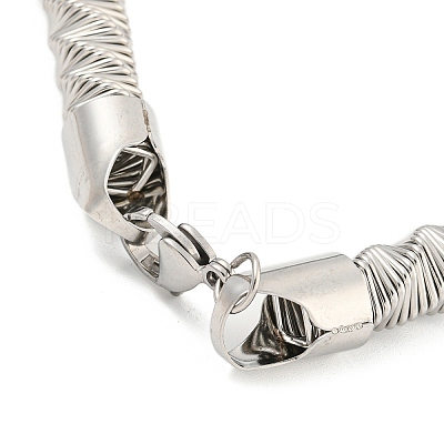 304 Stainless Steel Link Chain Necklaces STAS-M001-18P-1