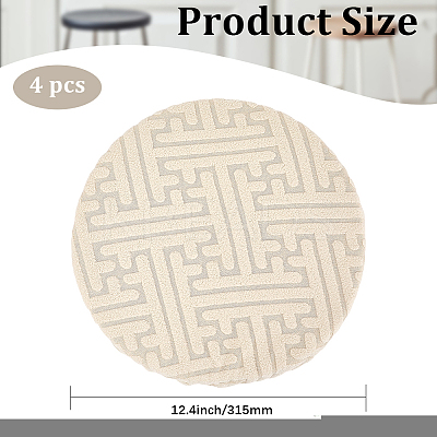 Flannel Stool Cover AJEW-WH20816-066A-1