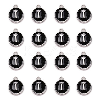 Platinum Plated Alloy Charms X-ENAM-S118-02I-P-1