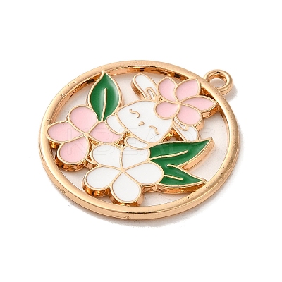 Alloy Enamel Pendants ENAM-147-03A-G-1