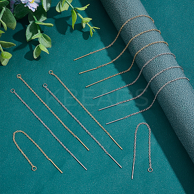 304 Stainless Steel Earring Findings STAS-UN0015-84P-1