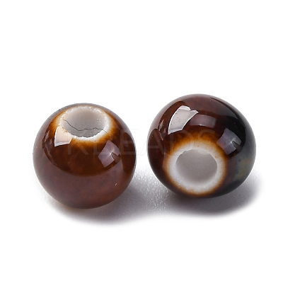 Bright Glazed Porcelain Beads PORC-D300-A04-1