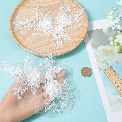 Polyester Embroidery Sequin Costume Accessories LS-DIY-WH20025-015B-1