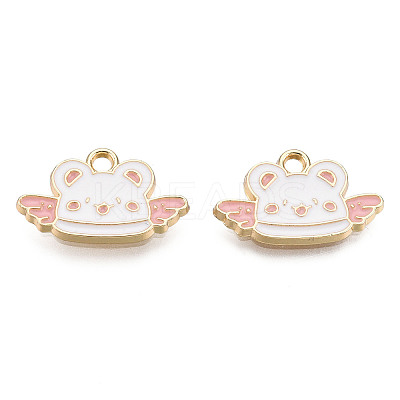 Alloy Enamel Pendants PALLOY-N170-034C-NR-1