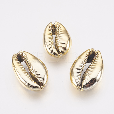 Electroplated Shell Beads BSHE-E024-01A-G-1