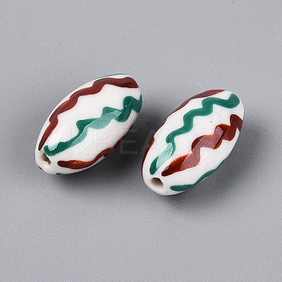 Handmade Porcelain Beads PORC-T134-15A-1