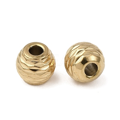 304 Stainless Steel Beads STAS-I358-04G-1