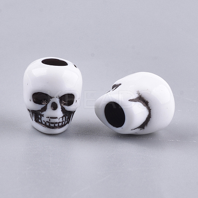 Craft Style Acrylic Beads X-MACR-T023-13-1