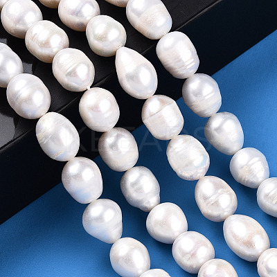 Natural Cultured Freshwater Pearl Beads Strands PEAR-N012-09C-1